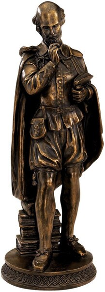 Pondering Shakespeare Sculpture